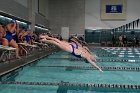 Swimming vs Babson  Wheaton College Swimming vs Babson College. - Photo By: KEITH NORDSTROM : Wheaton, Swimming, Babson